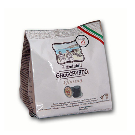 Nespresso: Gattopardo Ginseng compatibile nespresso - 10 capsule